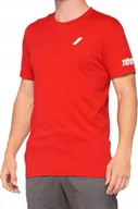 Koszulki męskie - 100% T-shirt 100% TILLER krótki rekaw red roz. XL NEW - miniaturka - grafika 1