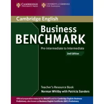 Cambridge University Press Business Benchmark Pre-intermediate to Intermediate Teacher's Resource Book - Whitby Norman, Sanders Patricia - Książki do nauki języka angielskiego - miniaturka - grafika 1
