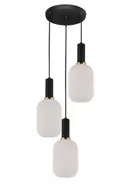 Lampy sufitowe - Lumina Deco Deco Rico lampa wisząca 3 biała czarna LDP 1218-3 (WTBK) Deco LDP 1218-3 (WT+BK) - miniaturka - grafika 1
