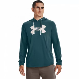 Męska bluza dresowa nierozpinana z kapturem Under Armour UA Rival Terry Logo Hoodie - UNDER ARMOUR - Bluzy sportowe męskie - miniaturka - grafika 1