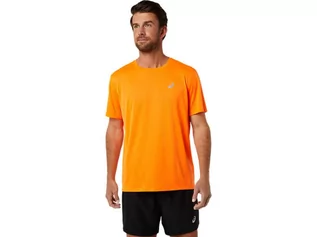 Koszulki męskie - Męska Koszulka Do Biegania Asics Katakana Ss Top | Shocking Orange- Rozmiar M - grafika 1