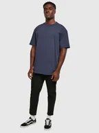 Koszulki męskie - Koszulka T-Shirt Oversize Męska Granatowa TB5939 M - miniaturka - grafika 1