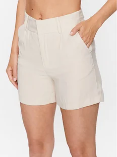 JDY Szorty materiałowe 15295616 Szary Tapered Fit - Spodenki damskie - miniaturka - grafika 1