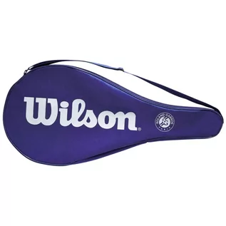 Torby sportowe - Wiilson Roland Garros Tennis Cover Bag Wr8402701001, Granatowe Torba, Pojemność: 8 L - grafika 1