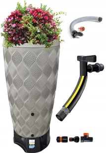 ZBIORNIK NA DESZCZÓWKĘ FLOW 240L + ZESTAW+PODSTAWA - Zbiorniki na deszczówkę - miniaturka - grafika 3
