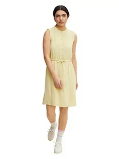 TOM TAILOR Denim Damski Letnia sukienka ze ściągaczem 1031310, 29567 - Soft Lime, XL - Sukienki - miniaturka - grafika 1