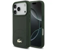 Etui i futerały do telefonów - Lacoste Bliss MagSafe do iPhone 17 Pro Zielony - miniaturka - grafika 1