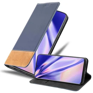 Etui Cadorabo do Samsung Galaxy S20 ULTRA w kolorze niebieskim Etui SHANDY Etui Book Case imitacja skóry - Etui i futerały do telefonów - miniaturka - grafika 1