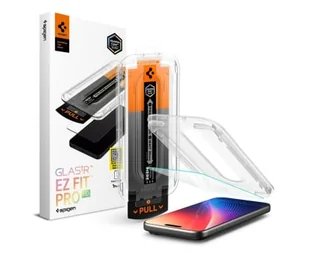 Spigen Glas.Tr ”Ez Fit Pro” do Iphone 16 Pro / 17 / 17 Pro Clear - Szkła hartowane na telefon - miniaturka - grafika 1