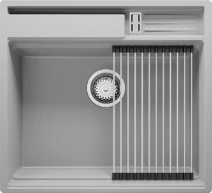 BRANDE ZONE POCKET RIGHT 580-60 GRAY (szary) - Zlewozmywaki - miniaturka - grafika 1