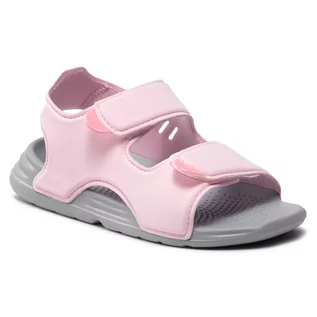 Buty dla dziewczynek - Adidas Sandały Swim Sandal C FY8937 Clpink/Clpink/Clpink - grafika 1