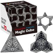 Gry planszowe - Magnetyczna Kostka Magic Cube Fidget Antystresowy Magiczna Kostka - miniaturka - grafika 1