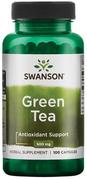 Suplementy naturalne - Swanson - Zielona Herbata, 500mg, 100 kapsułek - miniaturka - grafika 1