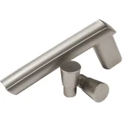 Akcesoria kominkowe - Klamka satyna (komplet) - miniaturka - grafika 1