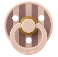 Smoczki uspokajające - BIBS STUDIO COLOUR BLUSH/WOODCHUCK Smoczek uspokajający kauczuk Hevea, roz S, FLOWPACK - miniaturka - grafika 1