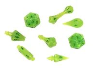 Akcesoria do gier planszowych - PolyHero- Wizard - Acid Splash (zielone glow in dark) - miniaturka - grafika 1