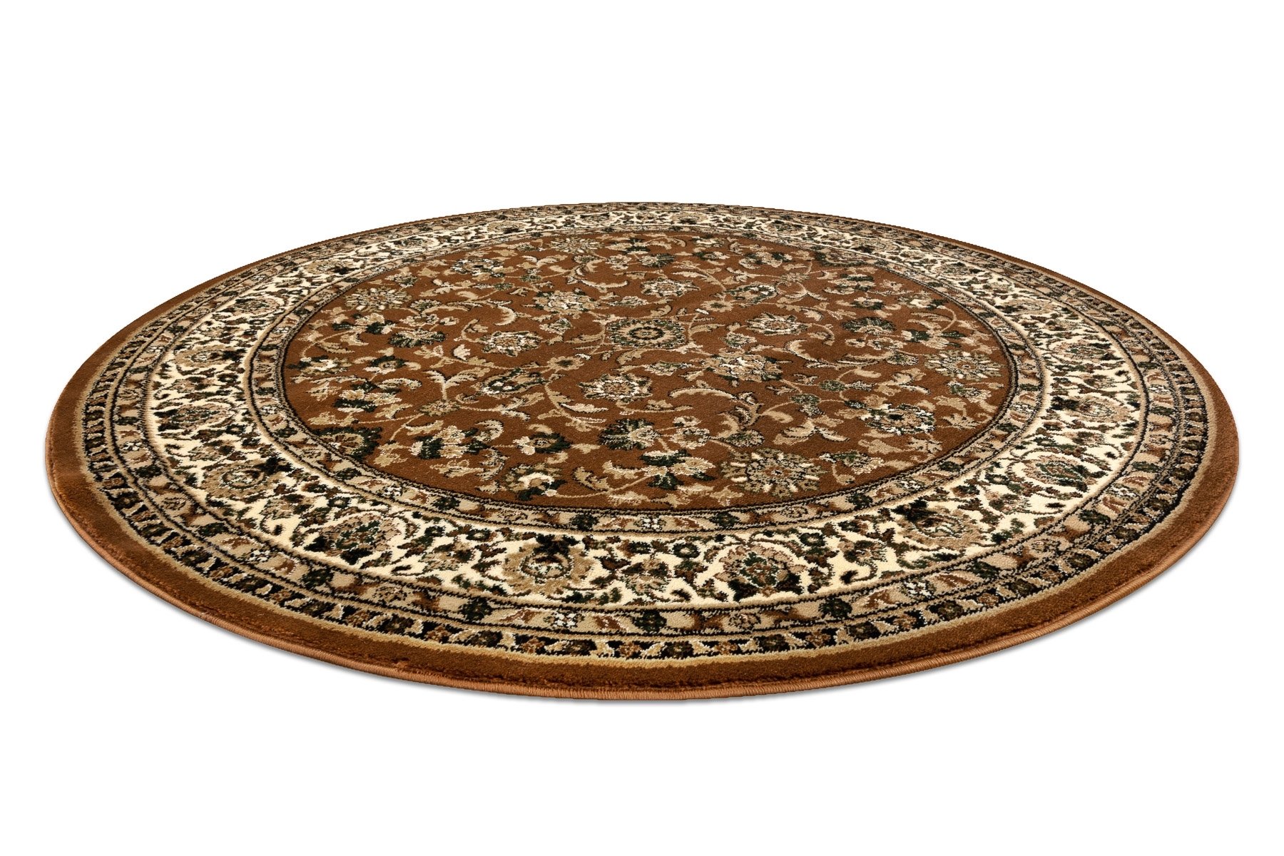 Dywan ROYAL ADR koło wzór 1745 brązowy koło 120 cm