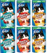 Przysmaki dla kotów - Felix Party MIX SMAKÓW 8x60g - miniaturka - grafika 1