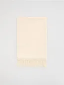 Czapki damskie - Reserved - Szalik z wiskozą - złamana biel - miniaturka - grafika 1