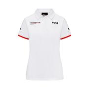Koszulki i topy damskie - Koszulka Polo damska Team biała Porsche Motorsport 2023 - miniaturka - grafika 1