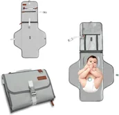 Przewijaki - Przewijak Mata do Przewijania Niemowląt Składana Wodoodporna 55 x 62cm - miniaturka - grafika 1