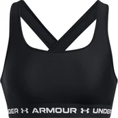 Biustonosze - Biustonosz sportowy damski Crossback Mid Bra Under Armour - miniaturka - grafika 1