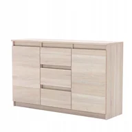 Komody - Duza Komoda z szufladami Sonoma Szafka Aga 120CM bezuchwytowa do Salonu - miniaturka - grafika 1