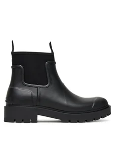 Calvin Klein Jeans Kalosze Combat Rain Boot YM0YM01376 Czarny - Kalosze męskie - miniaturka - grafika 1