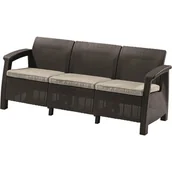 Sofy ogrodowe - Sofa ogrodowa KETER Corfu II Max Love - OAT 258947  Brązowy - miniaturka - grafika 1