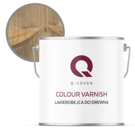Lakiery do drewna - Lakierobejca do Drewna 3w1 Q-Cover Szary złamany w beż RAL7006 Satyna 5L - miniaturka - grafika 1