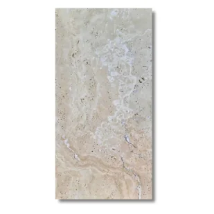 Trawertyn Light Classic Mix Bębnowany 40,6x61x1,2 cm - Inne materiały budowlane - miniaturka - grafika 1