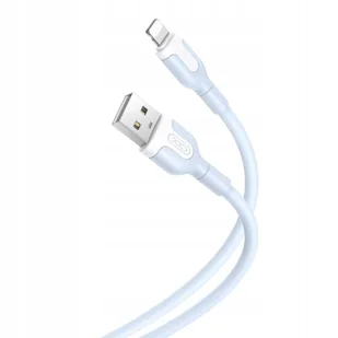 Kabel USB LIGHTNING NB212 1 m niebieski 2,1A BOX Przewód do ładowania Telefonu - Kable USB - miniaturka - grafika 1