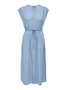 Bestseller A/S Damska sukienka ONLPEMA SL Belt DNM Dress QYT, Light Blue Denim, XL, jasnoniebieski (light blue denim), XL - Sukienki - miniaturka - grafika 1