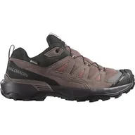 Buty trekkingowe damskie - Salomon Damskie buty trekkingowe X Ultra 360 Leather Gore-tex, Cognac Peppercorn Black, 36 EU - miniaturka - grafika 1