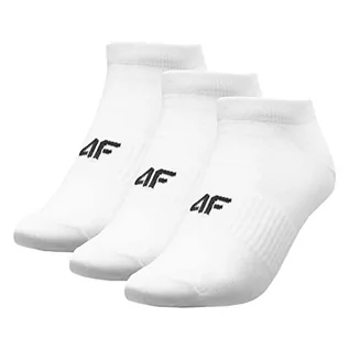 Skarpetki męskie - 4F Socks męskie, Biały, 39-42 EU - grafika 1