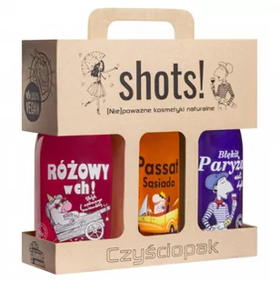 LAQ LAQ Zestaw Shots! Czyściopak Unisex LAQ7923 - Kosmetyki do kąpieli - miniaturka - grafika 1