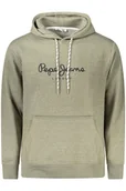 Bluzy męskie - MĘSKA BLUZA PEPE JEANS Z ROZPINANYM NA ZAMEK KOLOR ZIELONY - Pepe Jeans - miniaturka - grafika 1