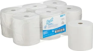 Kimberly-Clark Scott XL - Ręczniki papierowe w dużej roli, makulatura, 354 m - białe - Ręczniki papierowe - miniaturka - grafika 1