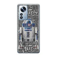 Etui i futerały do telefonów - ERT GROUP etui na telefon Xiaomi 12 / 12X, case oryginalny i oficjalnie licencjonowany przez Star Wars, wzór R2D2 004, optymalnie dopasowane, plecki z TPU - miniaturka - grafika 1