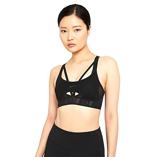Nike Damski biustonosz Indy Ultrabreathe Bra Sports czarny/(Dk Smoke Grey) XS