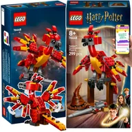 Klocki - LEGO® Fawkes – Feniks Dumbledore’a (76448) Ruchoma figurka z akcesoriami – wyjątkowy PREZENT DLA DZIECKA + EBOOK - miniaturka - grafika 1