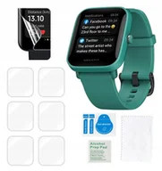 Akcesoria do smartwatchy - Folia ochronna do AMAZFIT Bip U Pro na ekran hydrożelowa mocna TPU 6 sztuk - miniaturka - grafika 1
