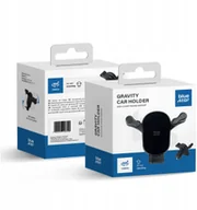 Uchwyty samochodowe do telefonów - Bluestar Uchwyt samochodowy grawitacyjny BLUE STAR Black Mirror do kratki czarny - miniaturka - grafika 1