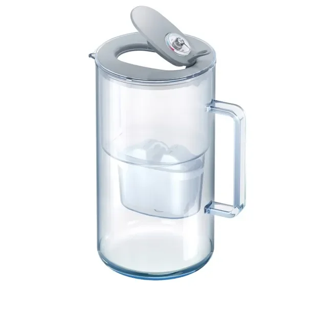 Dzbanek filtrujący szklany Aquaphor Glass 2,5l z wkładem Maxfor+ Mg szary