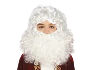 Dodatki do strojów karnawałowych - Peruka i broda Święty Mikołaj dla dzieci - miniaturka - grafika 1