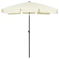 Parasole ogrodowe - VidaXL Lumarko Parasol plażowy, piaskowy żółty, 180x120 cm! 314719 VidaXL - miniaturka - grafika 1