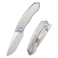 Noże - Nóż składany Remette Wild Species Gray Titanium, Hand Grinding M390 (WD108-G) - miniaturka - grafika 1