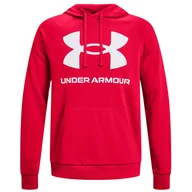 Bluzy sportowe męskie - Męska bluza Under Armour Rival Fleece Big Logo HD (22) Rozmiar: L / Kolor: czerwony - miniaturka - grafika 1