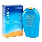 Kremy do twarzy z filtrem - Shiseido Sun Protection Lotion SPF15 Emulsja ochronna do opalania twarzy i ciała 150ml - miniaturka - grafika 1