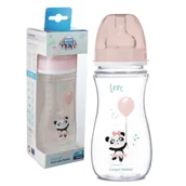 Butelki dla niemowląt - CANPOL BABIES BUTELKA SZEROKA ANTYKOLKOWA 300ml EXOTIC +12m - miniaturka - grafika 1